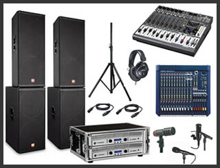 Equipos de sonido e iluminación en Navarra